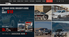 Desktop Screenshot of dieselworldmag.com